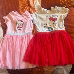 Sanrio Kids Dresses - Pink and Red Hello Kitty Designs
